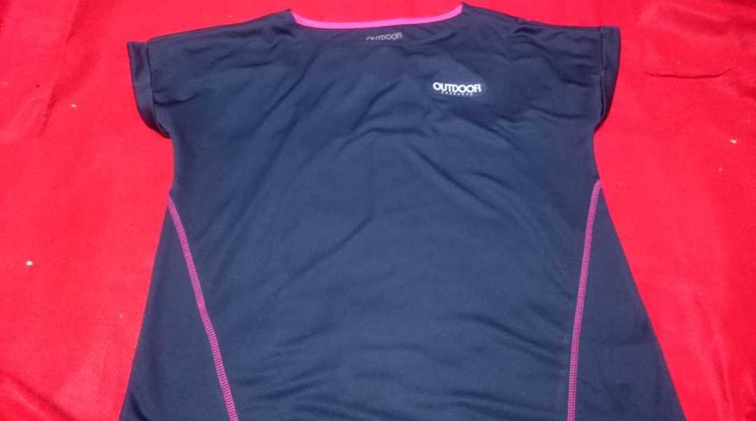 《新品》OUTDOOR 速乾半袖Tシャツ レディースLL 紺拍卖