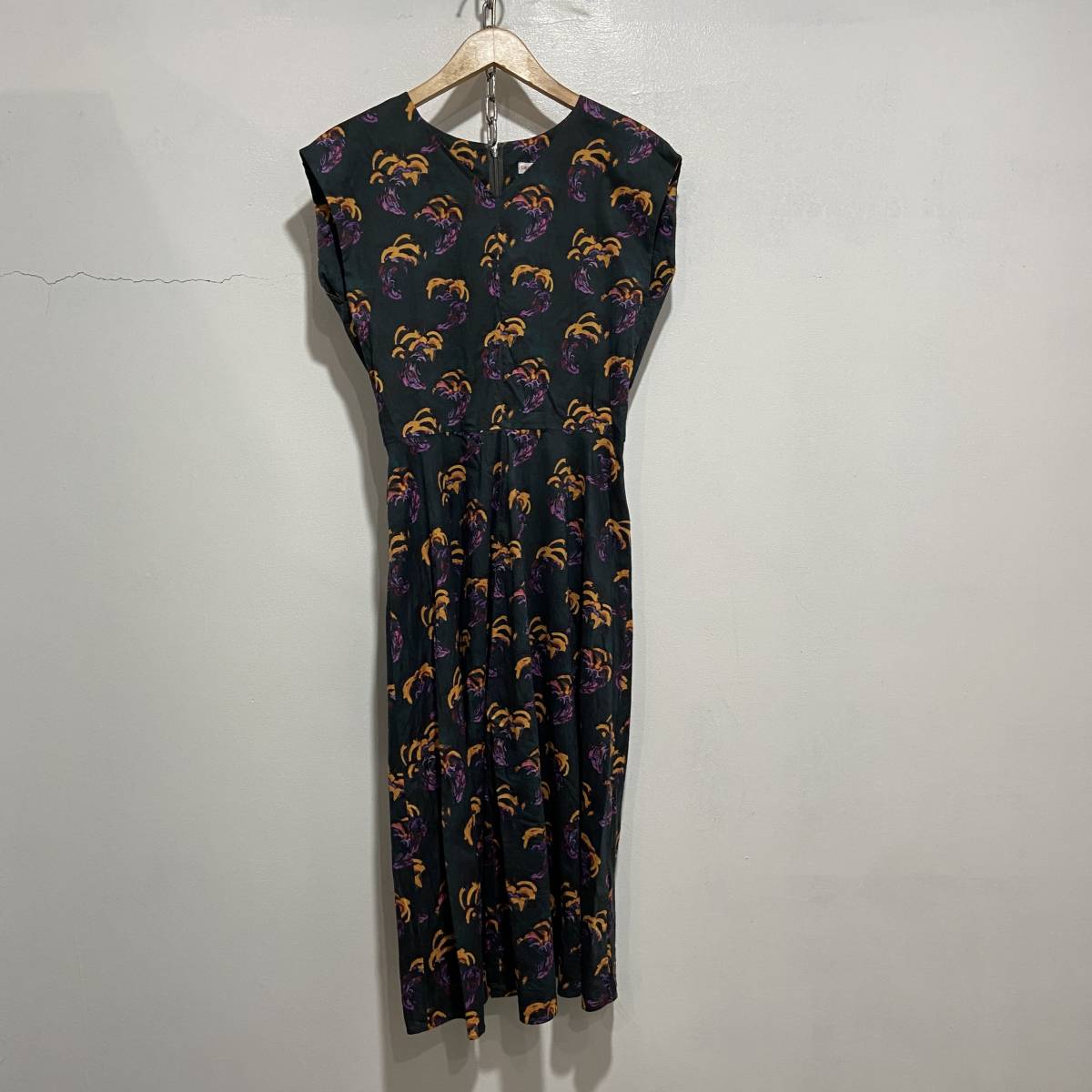 ☆送料無料☆dressterior☆ドレステリア☆アート柄ワンピース☆ノースリーブ☆コットン☆D21拍卖