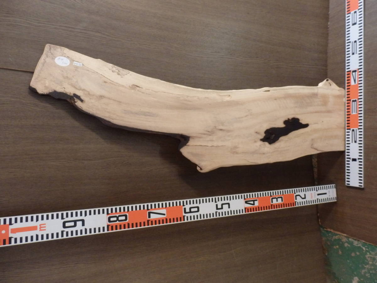 e1040718●約98cm×24cm×1.3cm 黒柿☆無垢板1枚板 木材 板 DIY 板材 天板 棚板 テーブル 看板 花台など種類豊富!拍卖