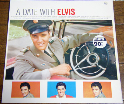 Elvis Presley - A Date With Elvis - LP/50s,ロカビリー,Blue Moon Of Kentucky,Baby, Let's Play House,Good Rockin' Tonight,RCA 1989拍卖