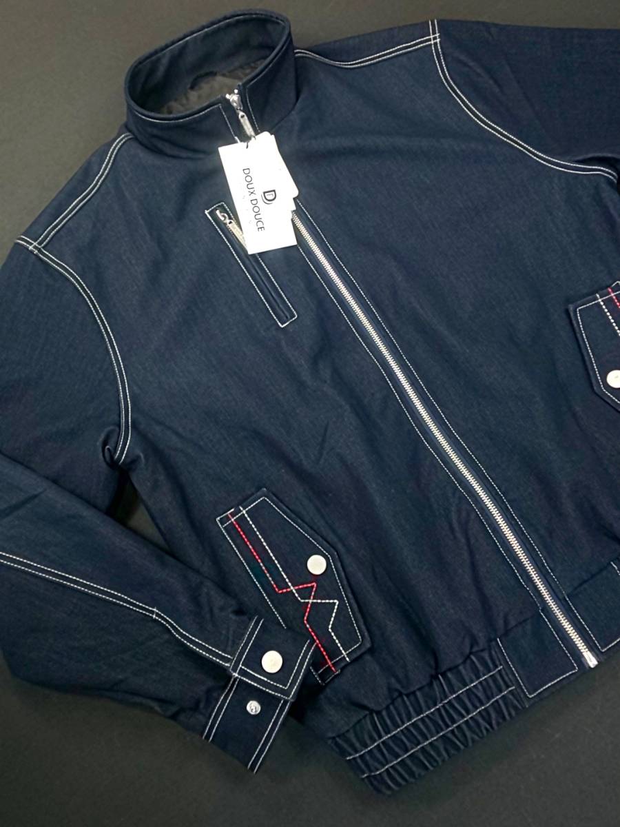 新品 SALE!! 特別価格!! 送料無料 DOUX DOUCE デュークス デューチェ ブルゾン LLサイズ 310011 インディゴ拍卖