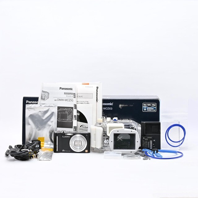 <良品> Panasonic LUMIX DMC-ZX1 ブラック|コンパクトデジタルカメラ|光学8倍ズーム|水中ケース付き拍卖