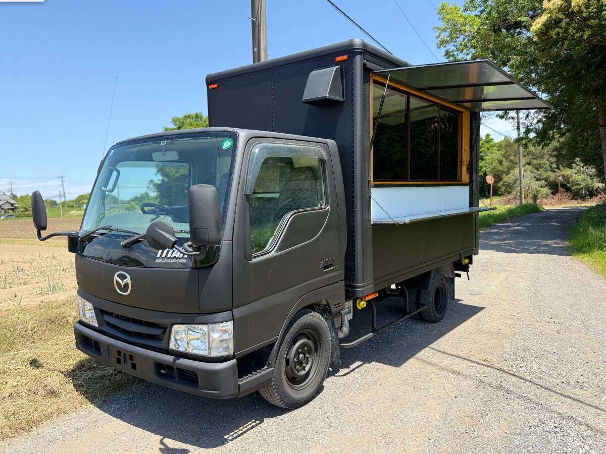 キッチンカー★フードトラック★マツダタイタンダッシュ★H21年車 オートマ AT 1.5ドンt車★保健所許可仕様 ★ガソリン車拍卖