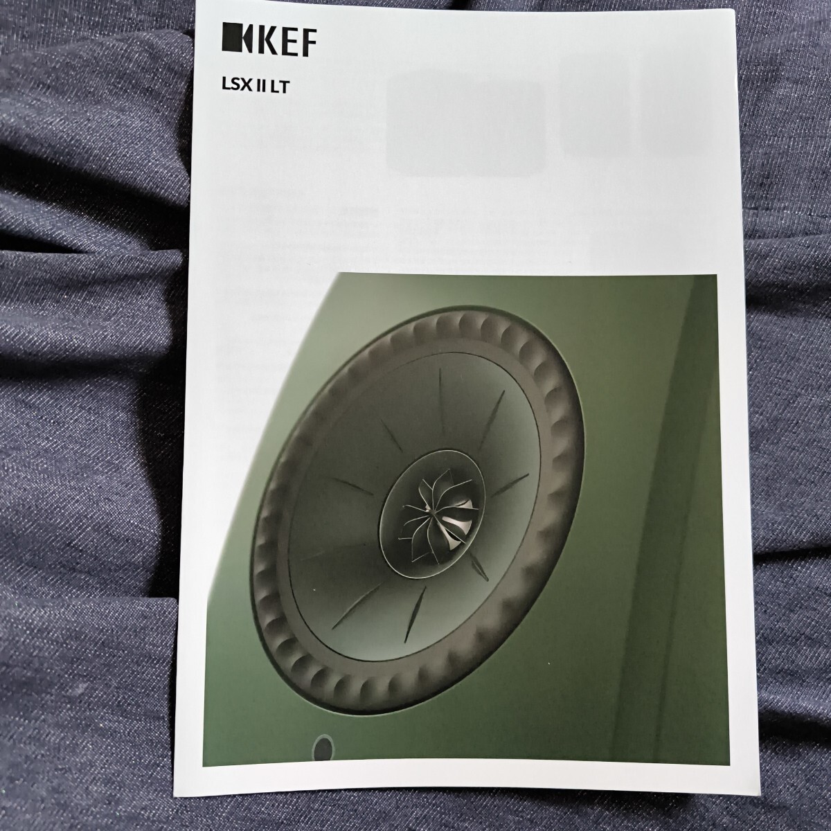 △ KEF LSX Ⅱ LT スピーカー パンフレット 2024年 スピーカーではありません。拍卖