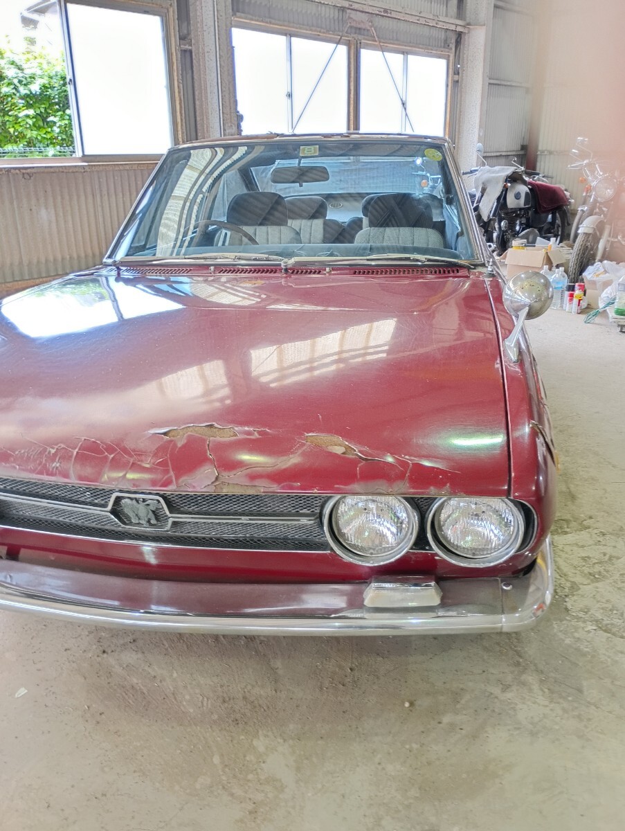 茨城県西部地区発1969年式 117クーペ DOHC 純正ソレックス 44年式極初期型 4速MT 3373XXキロ 落札料以外費用0円。拍卖
