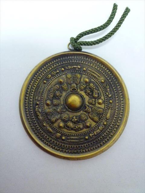 銅鏡手鏡(三角縁神獣鏡モデル) 三種の神器 古墳拍卖