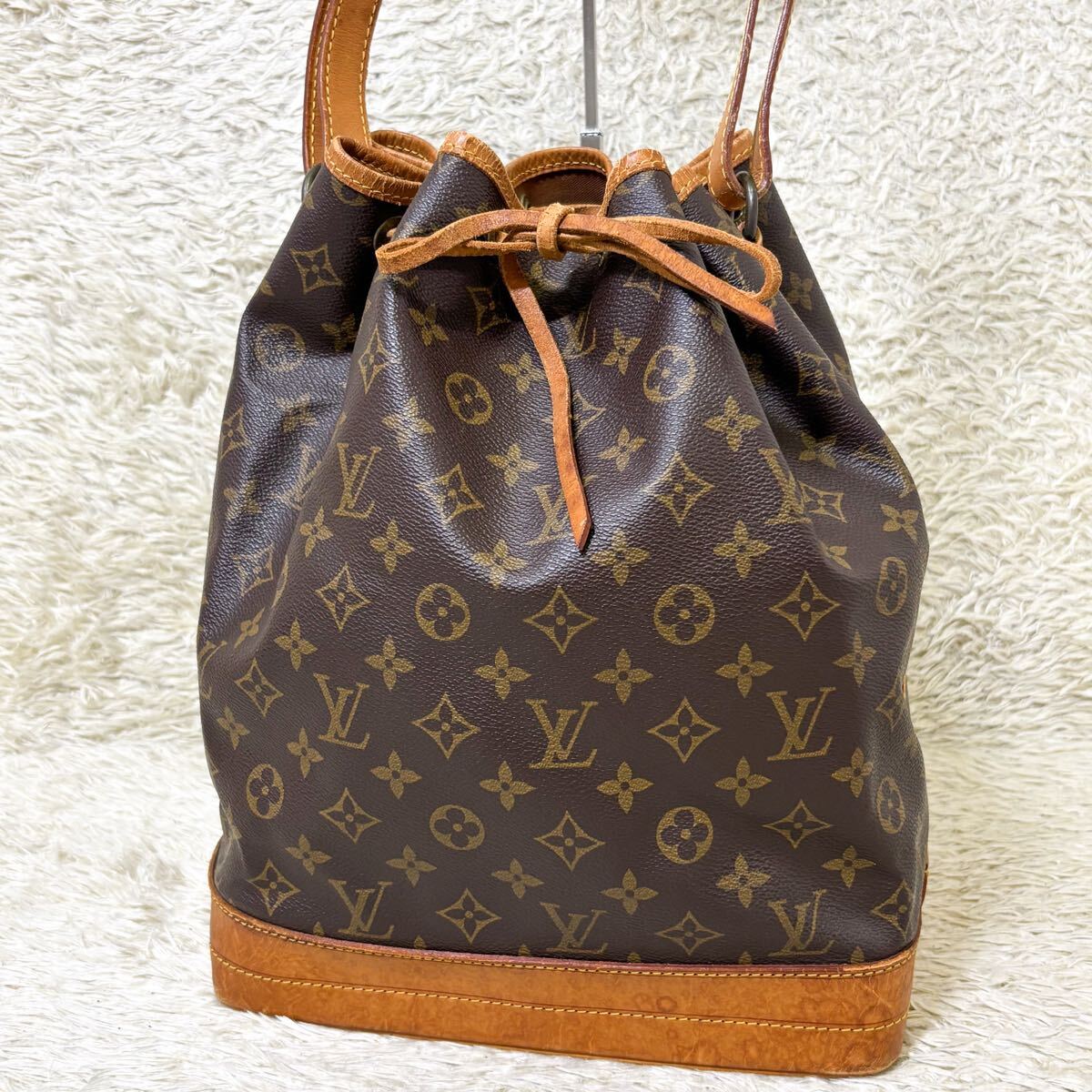 【美品】LOUIS VUITTON ルイヴィトン ノエ モノグラム ショルダーバッグ 巾着 M42224 ハンドバッグ トートバッグ 廃盤品 ワンショルダー拍卖
