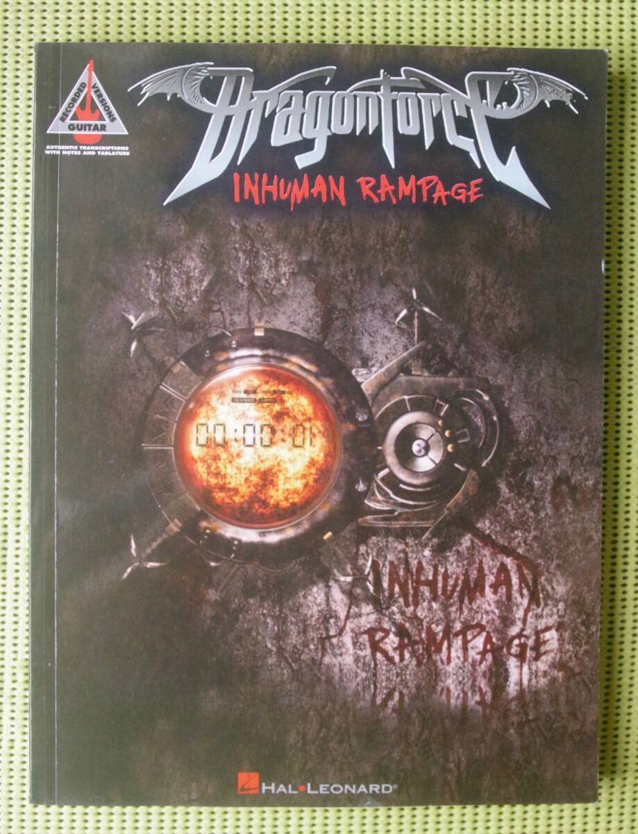 ドラゴンフォース インヒューマン・ランペイジ DRAGONFORCE INHUMAN RAMPAGE TAB譜付ギタースコア 304頁♪かなり良好♪ ハーマン・リ 拍卖