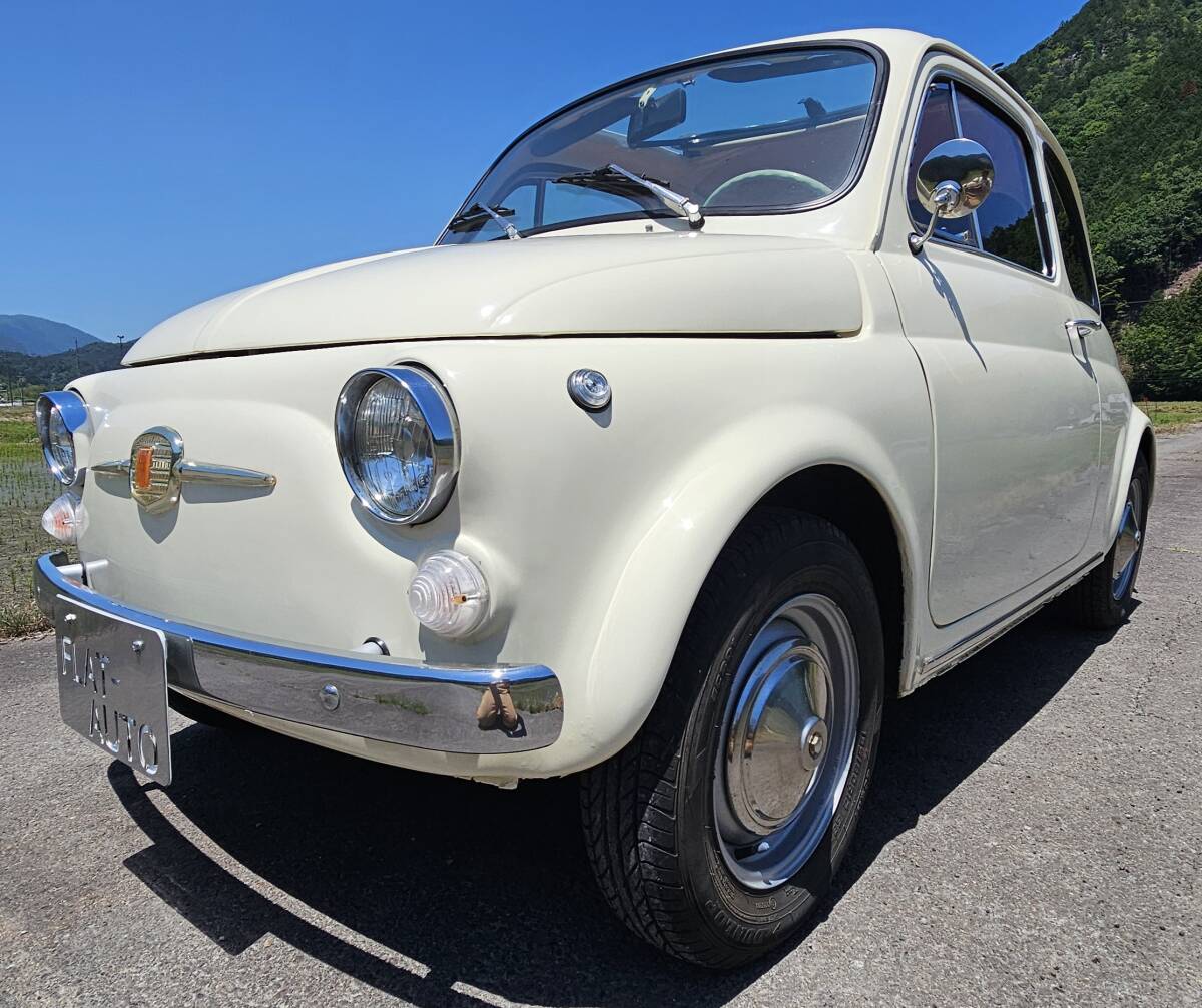 1968年製造 フィアット 500F 内装 外装 美車! 機関良好 車検R8年10月28日迄付き 実走行 無事故車 拍卖