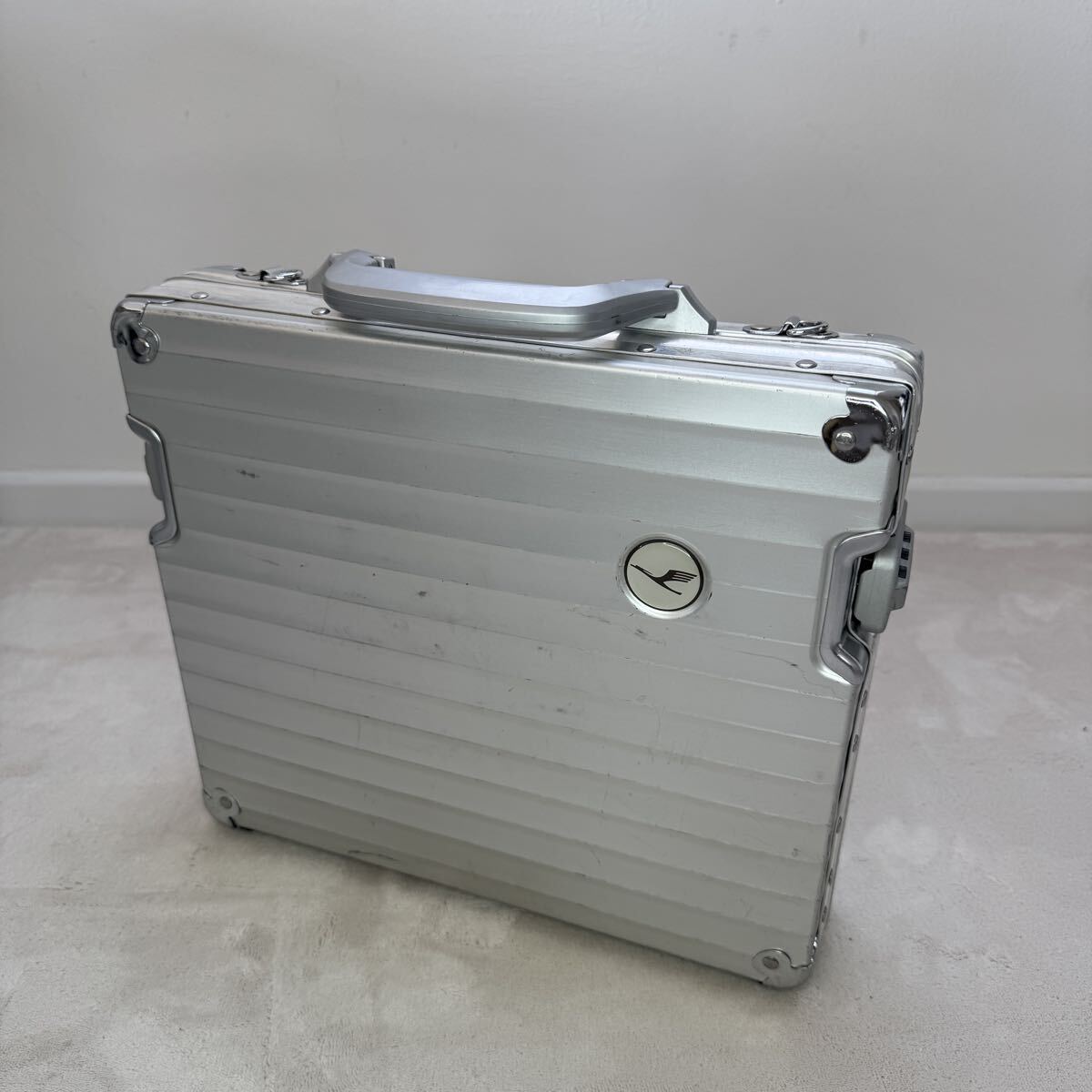 【超希少】RIMOWA Lufthansa 918.08 Alu Collection コンパクトアタッシュケース Vintage アルミ Made in Germany拍卖