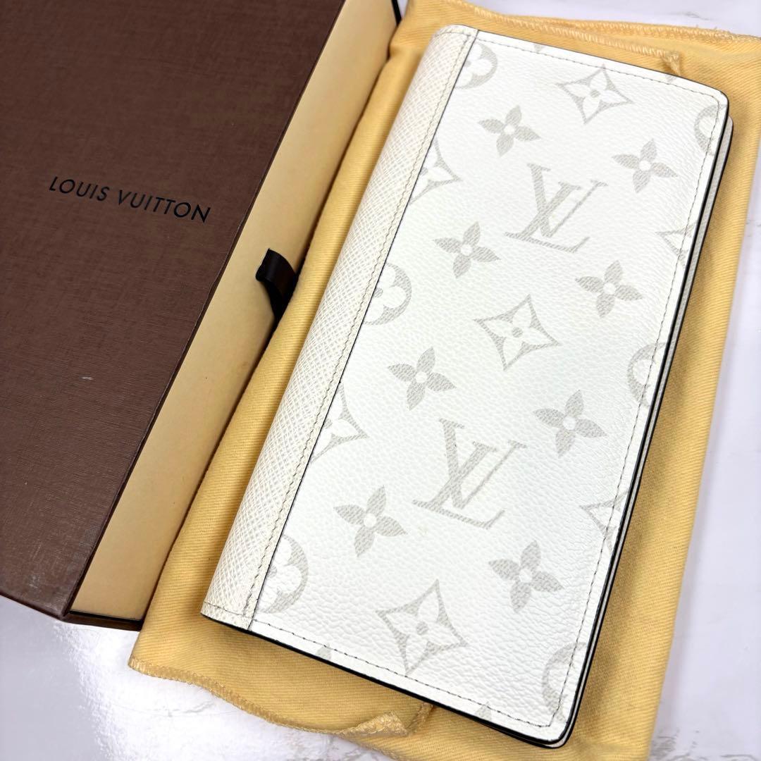 未使用品 新品 ルイヴィトン LOUIS VUITTON モノグラム M30298 長財布 タイガラマ M30298 ホワイト メンズ レディース ポルトフォイユ拍卖