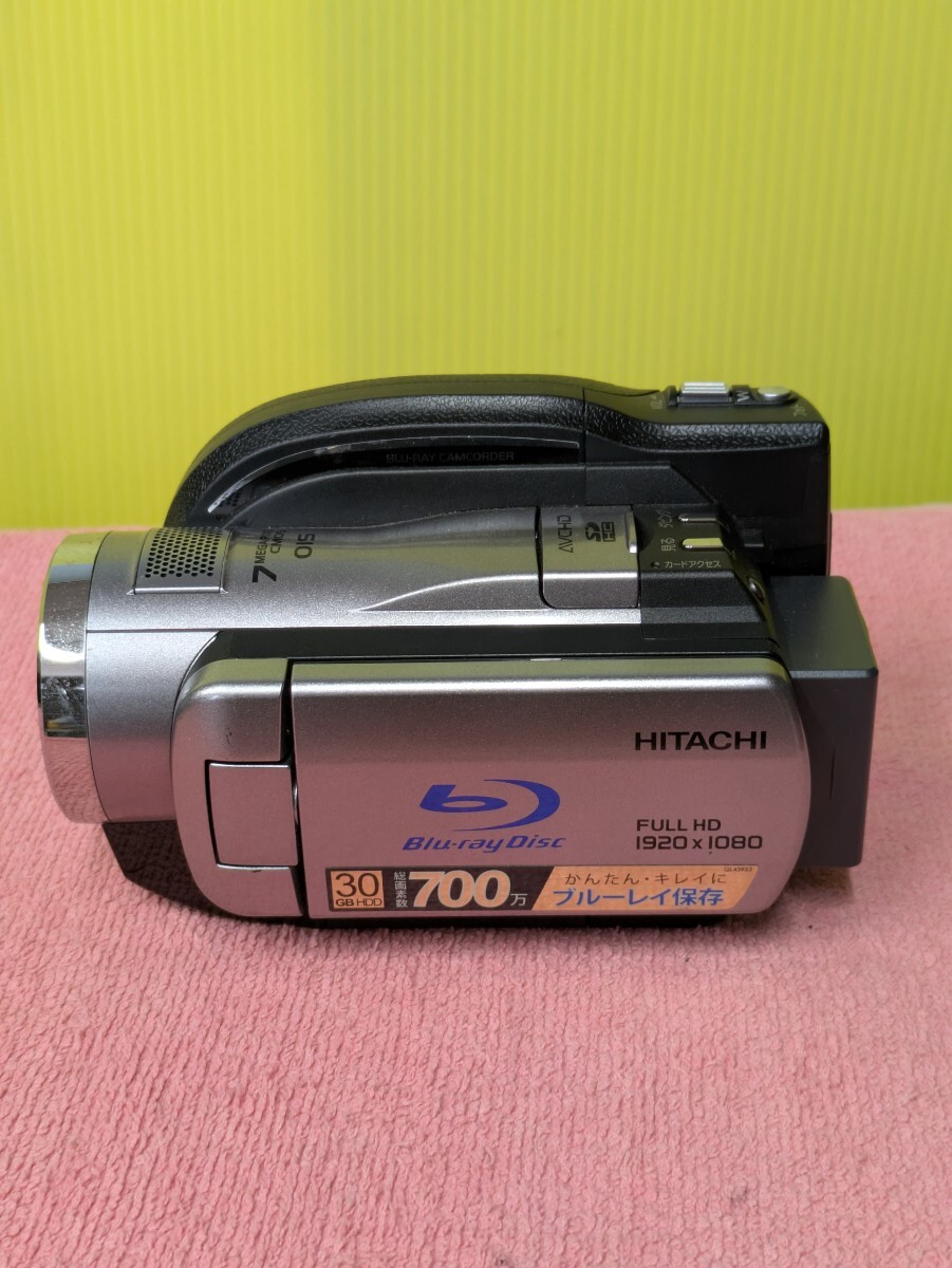 HITACHI デジタルビデオカメラ DZ-BD10H 7MEGA PIXELS CMOS OIS 動作未確認 中古現状品 日立 FULL HD ビデオカメラ ハンディカム Blu-ray拍卖