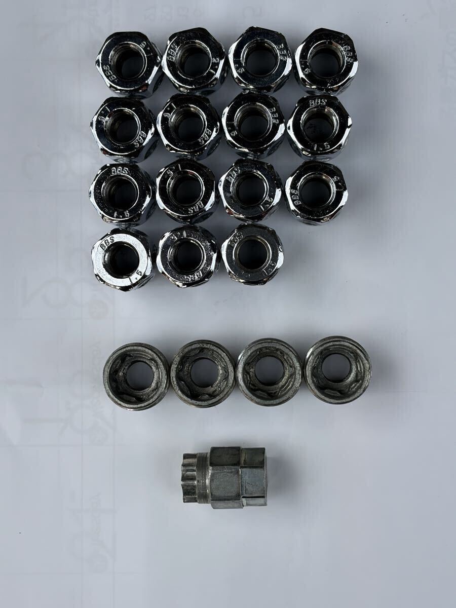 BBS 貫通純正ナット15個 M12 1.5 Toyota 貫通マックガードのセット拍卖