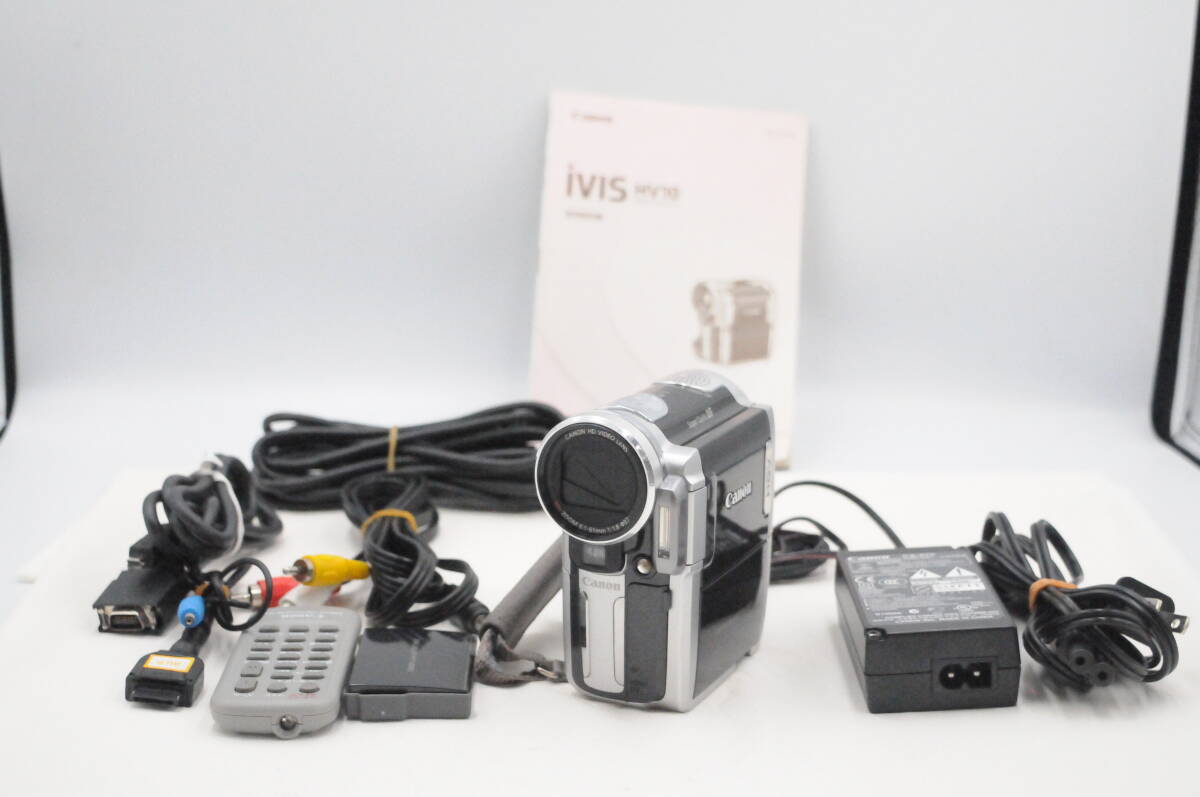 ★極上美品★Canon キャノン ハイビジョンデジタルビデオカメラ iVIS HV10 #B8555拍卖