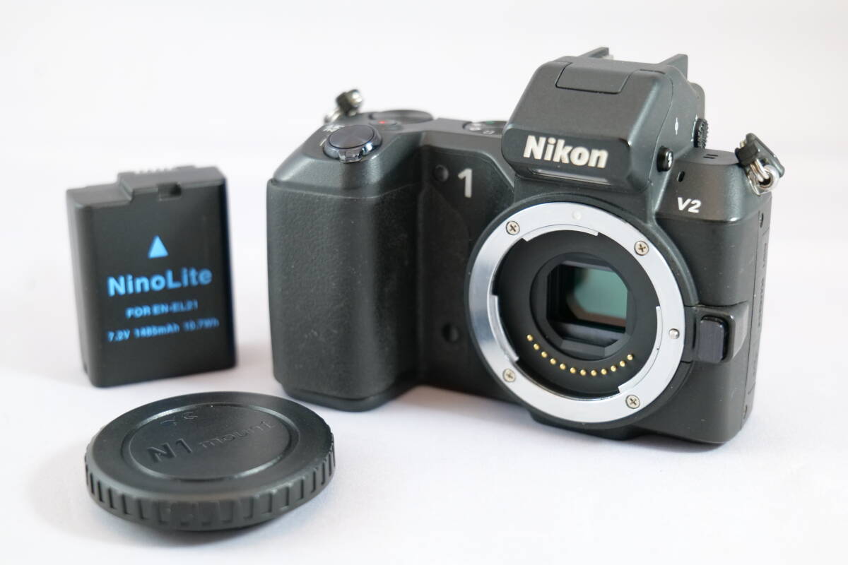 Nikon 1 V2 ニコン デジタルミラーレスカメラ ボディ ブラック 【A0087】拍卖