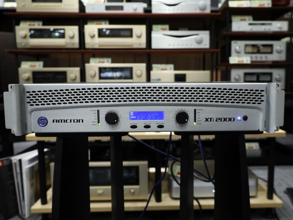 Amcron XTi2000 ③【動作確認済み】パワーアンプ DSP搭載 CROWN PA用 業務用6289拍卖