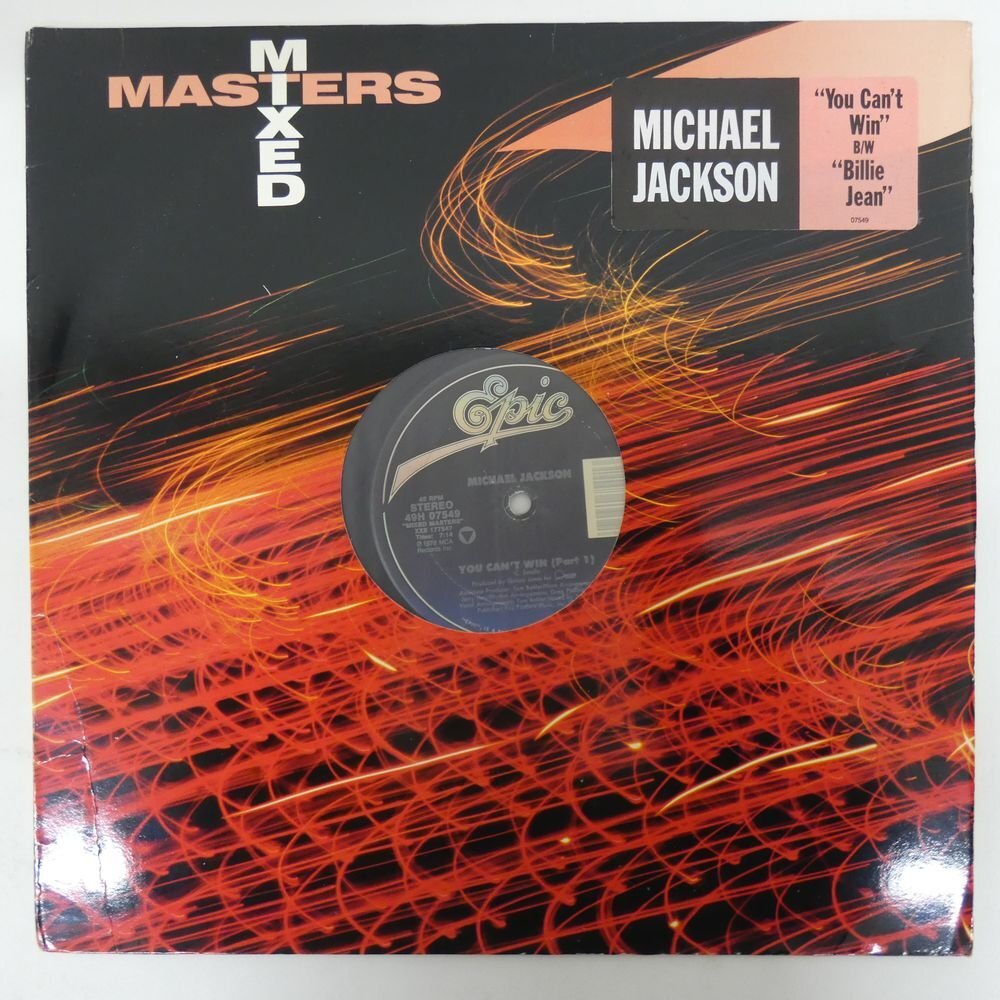 48155950;【US盤/12inch】Michael Jackson / You Can't Win (Part 1) / Billie Jean拍卖