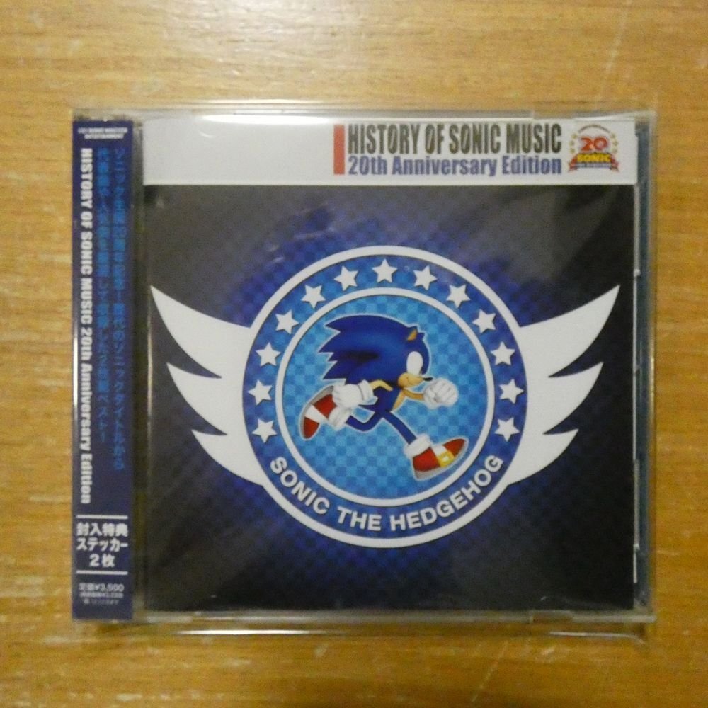 4571164382593;【2CD/ステッカー付】ゲームサントラ / ヒストリー・オブ・ソニック ミュージック WWCE-31259~60拍卖