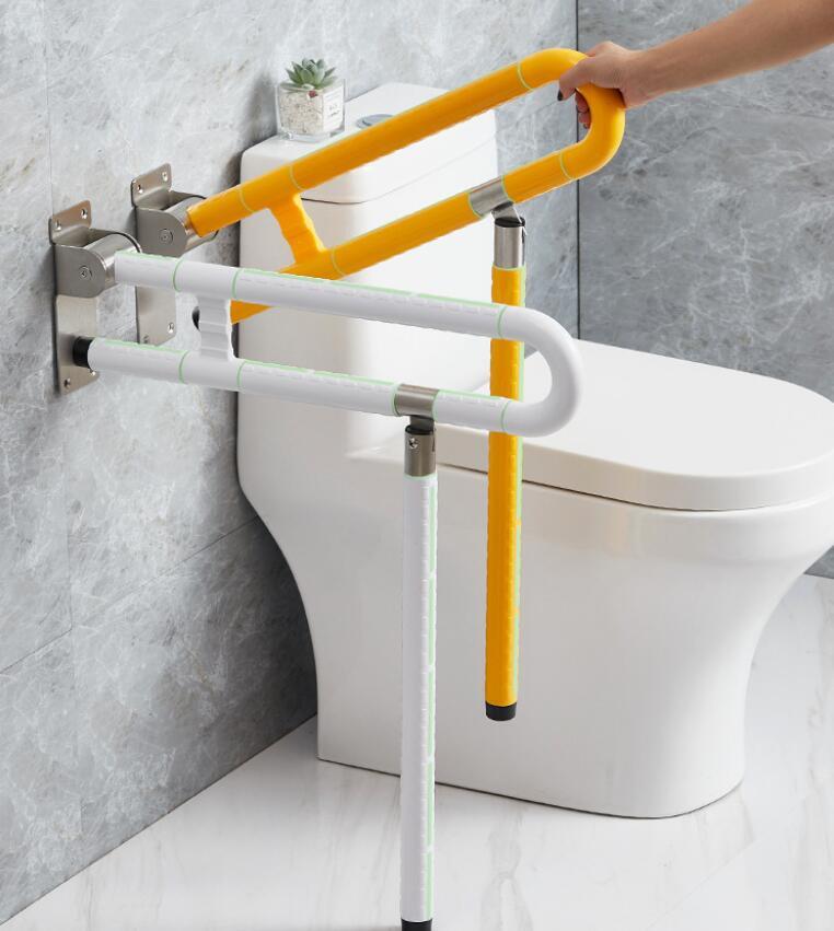 上質 折りたたみ式 トイレ手すり 高齢者介護用品 滑り止め 浴室・トイレ安全補助 組立簡単拍卖