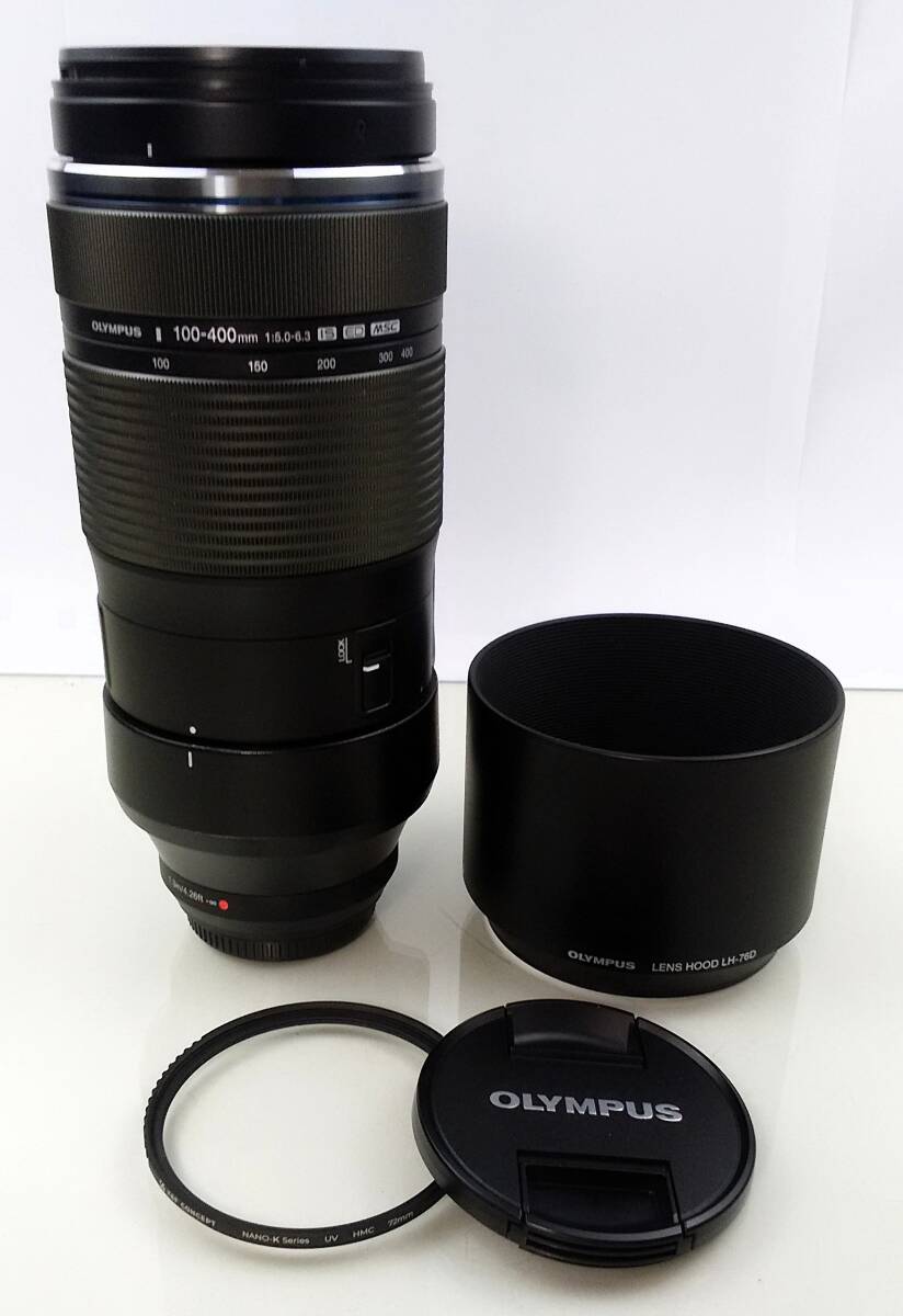 K/ OLYMPUS M.ZUIKO DIGITAL ED 100-400mm 1:5.0-6.3 IS MSC オリンパス 望遠 ズーム レンズ 0527-2拍卖