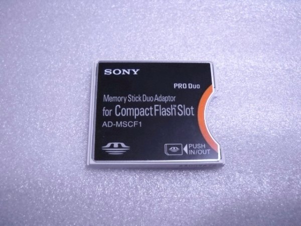 SONY 純正 コンパクトフラッシュ 変換 アダプター AD-MSCF1拍卖