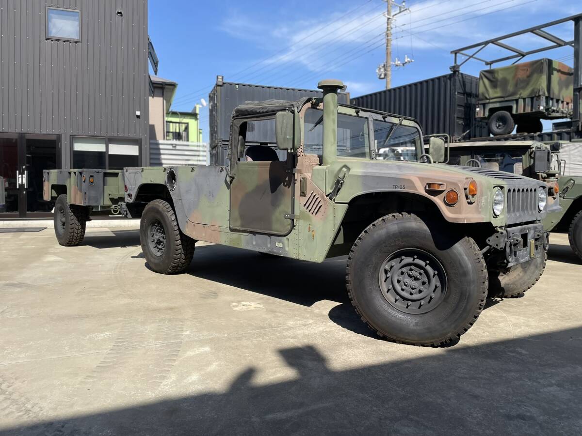 ★米軍払下 HMMWV ハンビー M1097A2&トレーラー M1101★すす拍卖