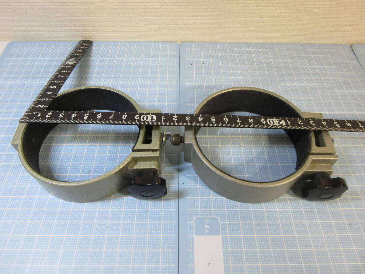 VIXEN 旧タイプ内径90mm鏡筒バンド① 2個 中古品 取付ボルト上下共1/4ネジ拍卖