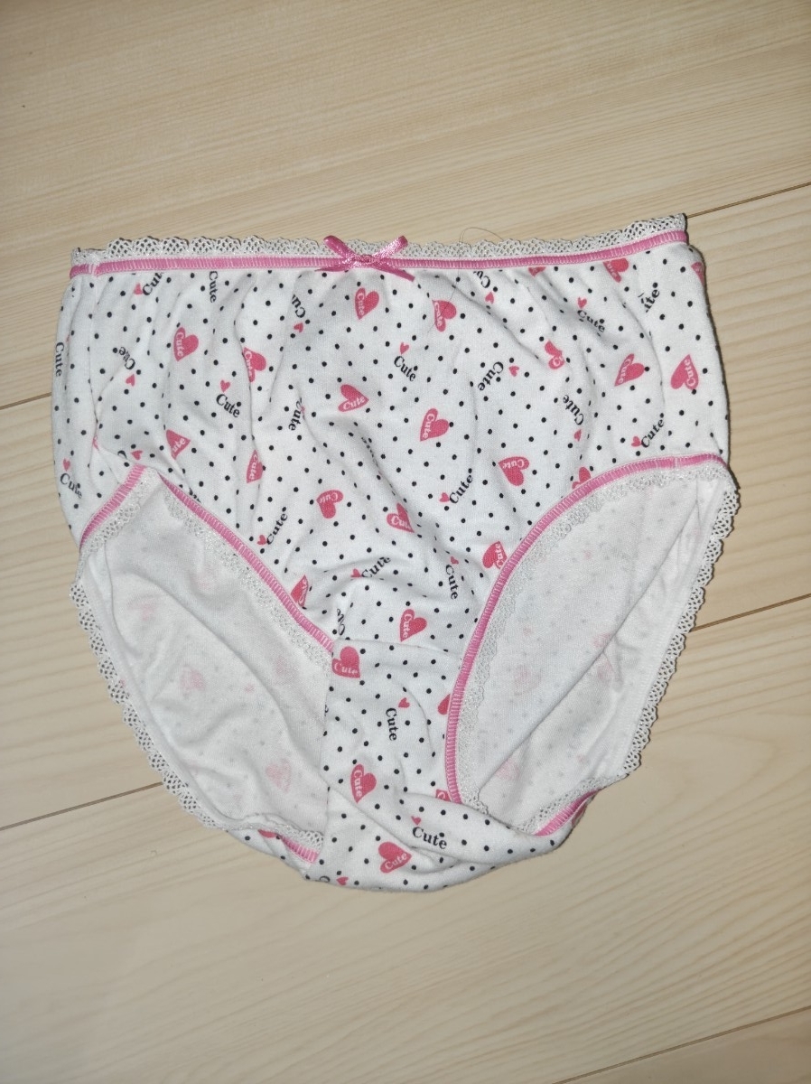 女の子 ショーツ 160cm 綿100% ティーンズ ジュニア 総柄 パンツ しまむら 廃盤品 #2拍卖