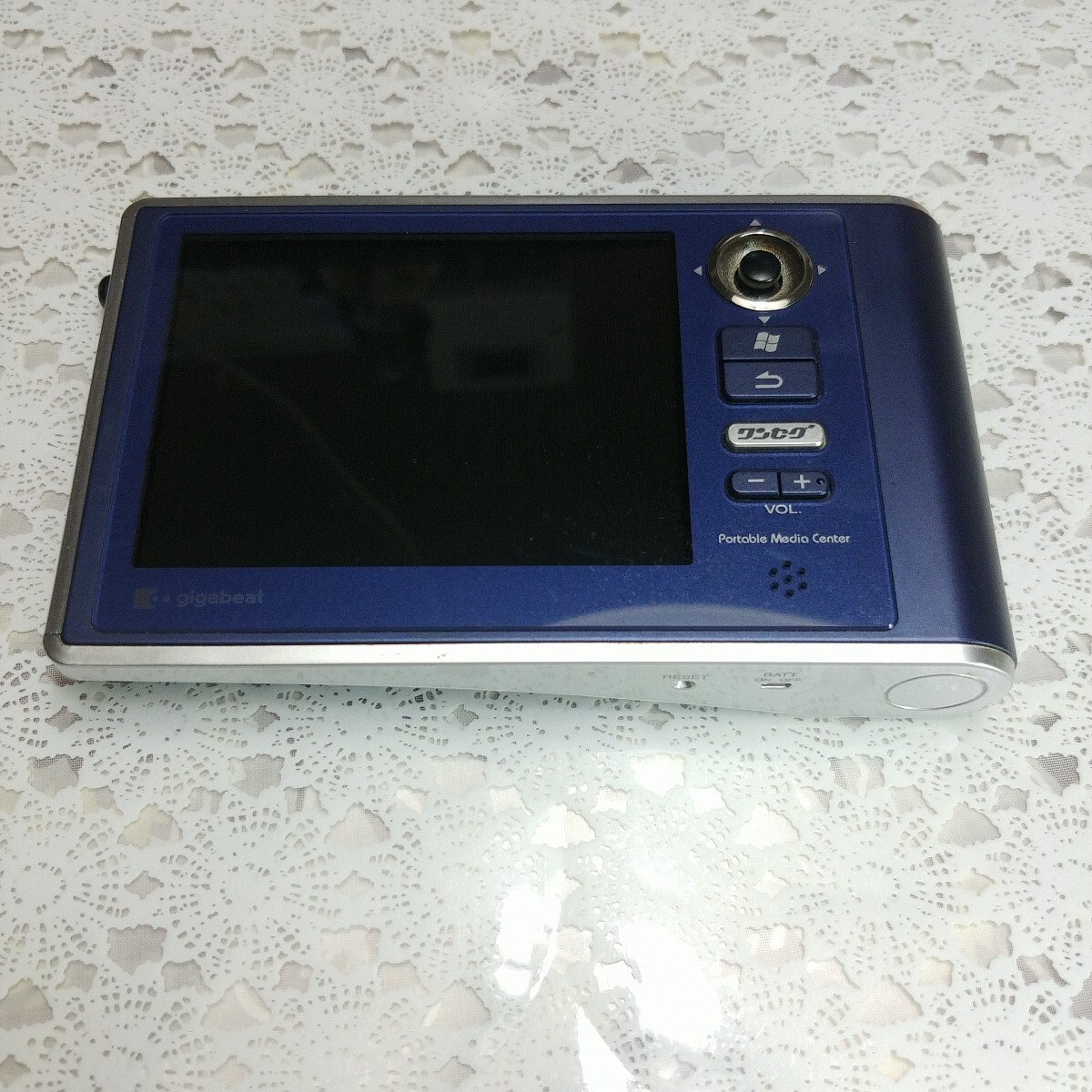 【希少・良品】gigabeat MEV30E 東芝 HDDオーディオプレーヤー 青拍卖