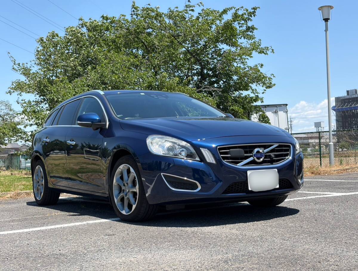 【1円売り切り!】2012y ボルボV60 オーシャンレースエディション 100台限定車 ブレーキアシスト レーダークルーズ バックカメラ ナビ TV拍卖