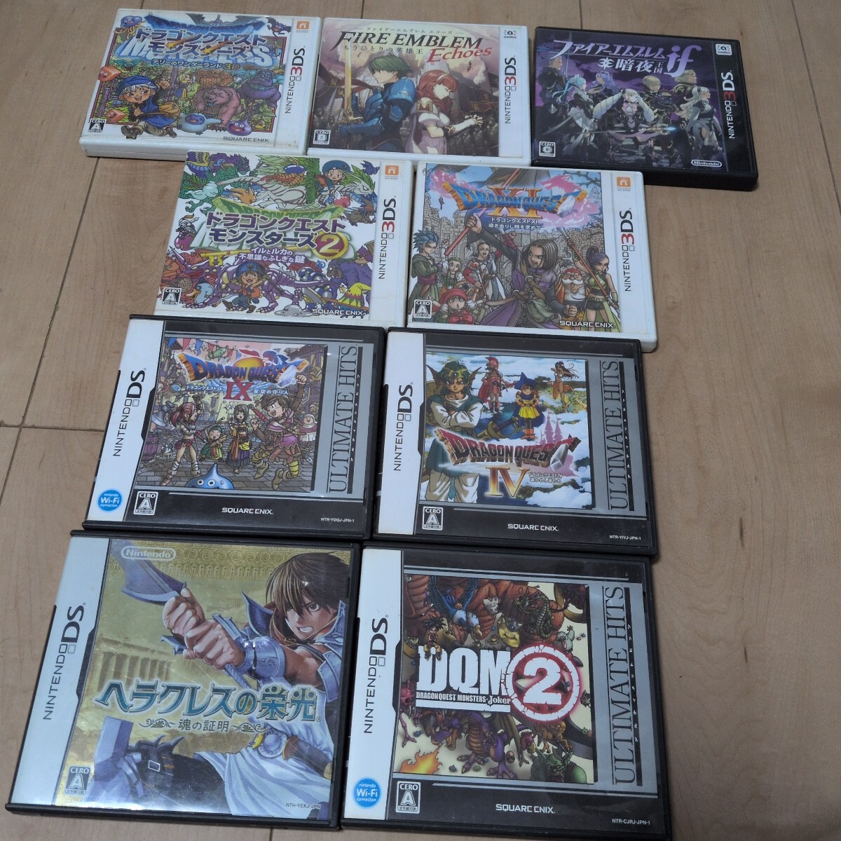 【空箱のみ】 3DS DS 空箱 中身なし 任天堂 ドラゴンクエスト ファイアーエムブレム ヘラクレスの栄光 ドラゴンクエストモンスターズ拍卖