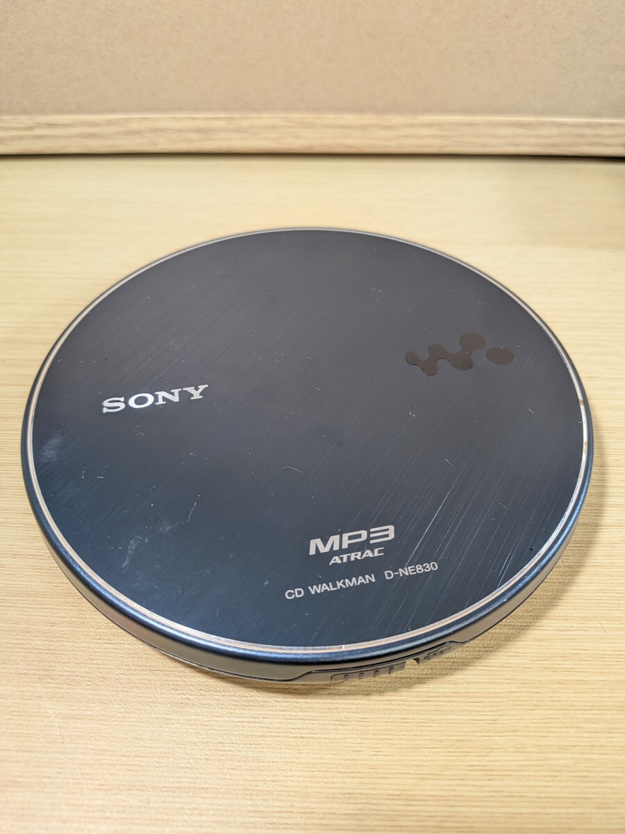 ○A331 ポータブルCDプレーヤー 通電OK SONY MP3 WALKMAN 音出しOK D-NE830 ソニー CDウォークマン ウォークマン拍卖