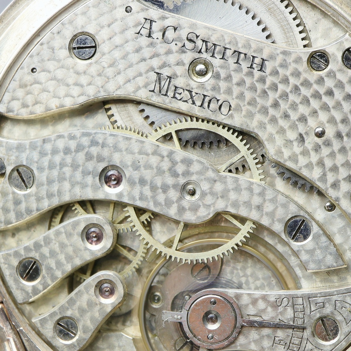 Revue-Thommen 銀無垢 Wittnauer(Longinesの総代理店) 懐中時計 薄型 1906-1916年 A.C.Smith Mexico拍卖