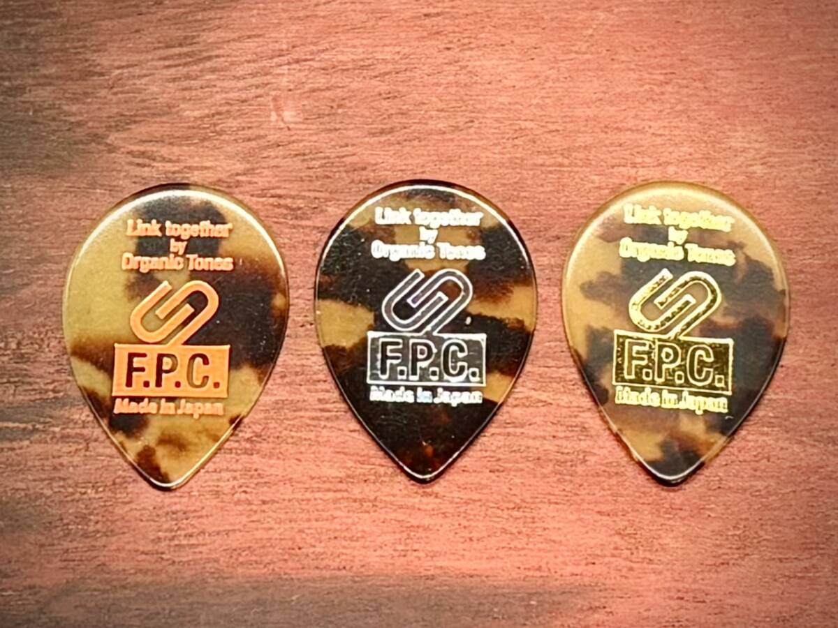 旧ロゴ復活! F.P.C.ピック Organic tone【OT】0.75mm Orange LOGO※トップ画像左 カールトン&ジョンスコ スタイル 30枚セット拍卖