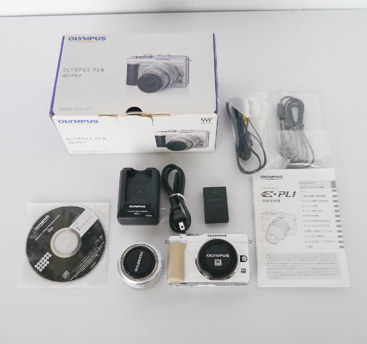 OLYMPUS PEN E-P1 ズームレンズキット ミラーレス一眼拍卖