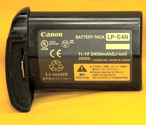 ★一発即決★送料無料★訳あり★ジャンク品★Canon LP-E4N&LP-E4★キヤノン純正リチウムイオンバッテリー★EOS-1D Xや1D Mark IV/III等に拍卖