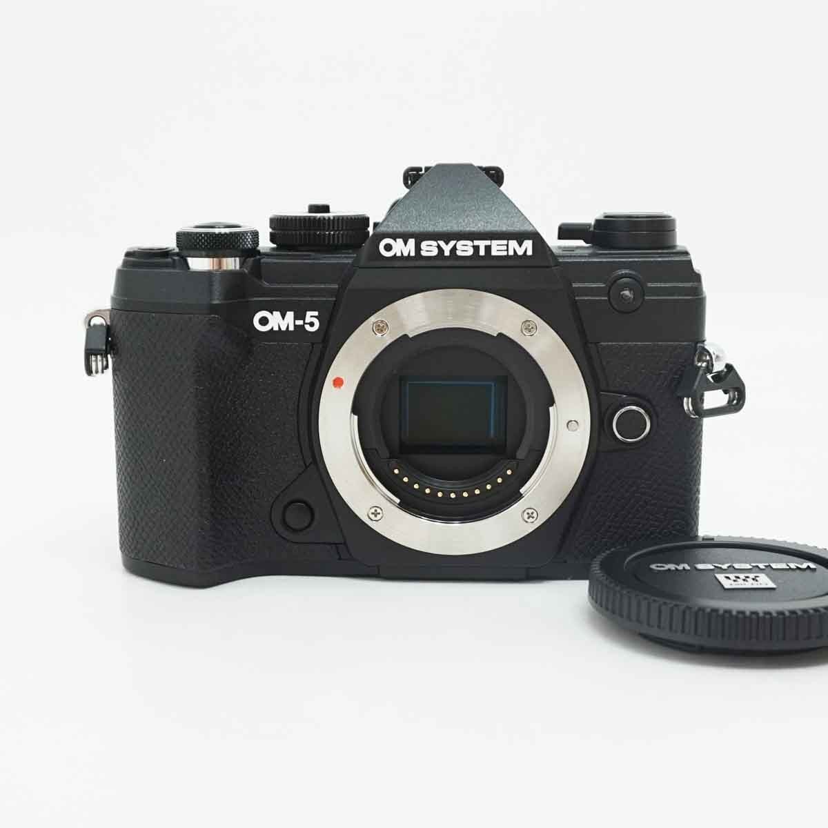 ◇美品【OM SYSTEM オーエムシステム】OM SYSTEM OM-5 ボディ ミラーレス一眼カメラ ブラック シャッター回数:1,373回拍卖