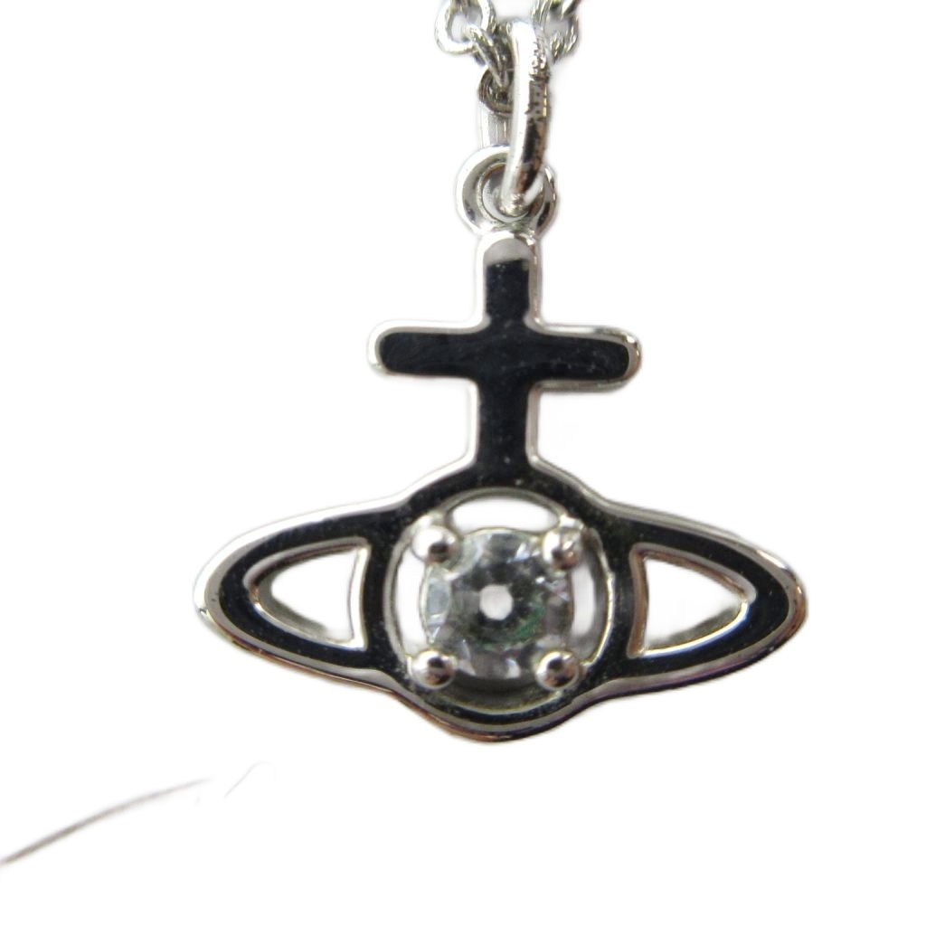 ヴィヴィアンウエストウッド Vivienne Westwood ネックレス アクセサリー ペンダント ロゴ オーブ シルバー色 ■GY18 /MQ レディース拍卖