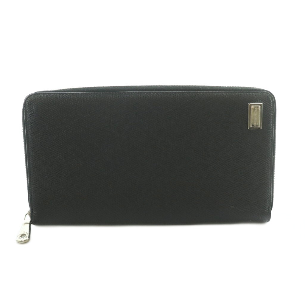 ドルチェ&ガッバーナ ドルガバ DOLCE&GABBANA 長財布 ラウンドファスナー 小銭入れ 濃紺 /MI ■GY18 メンズ拍卖