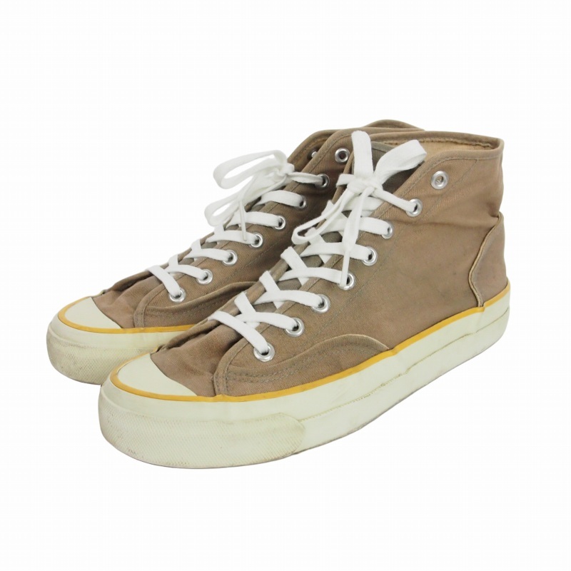 アンダーカバー UNDERCOVER × フィネス FINESS 90s アーカイブ キャンバス スニーカー 靴 26.5cm ベージュ メンズ拍卖