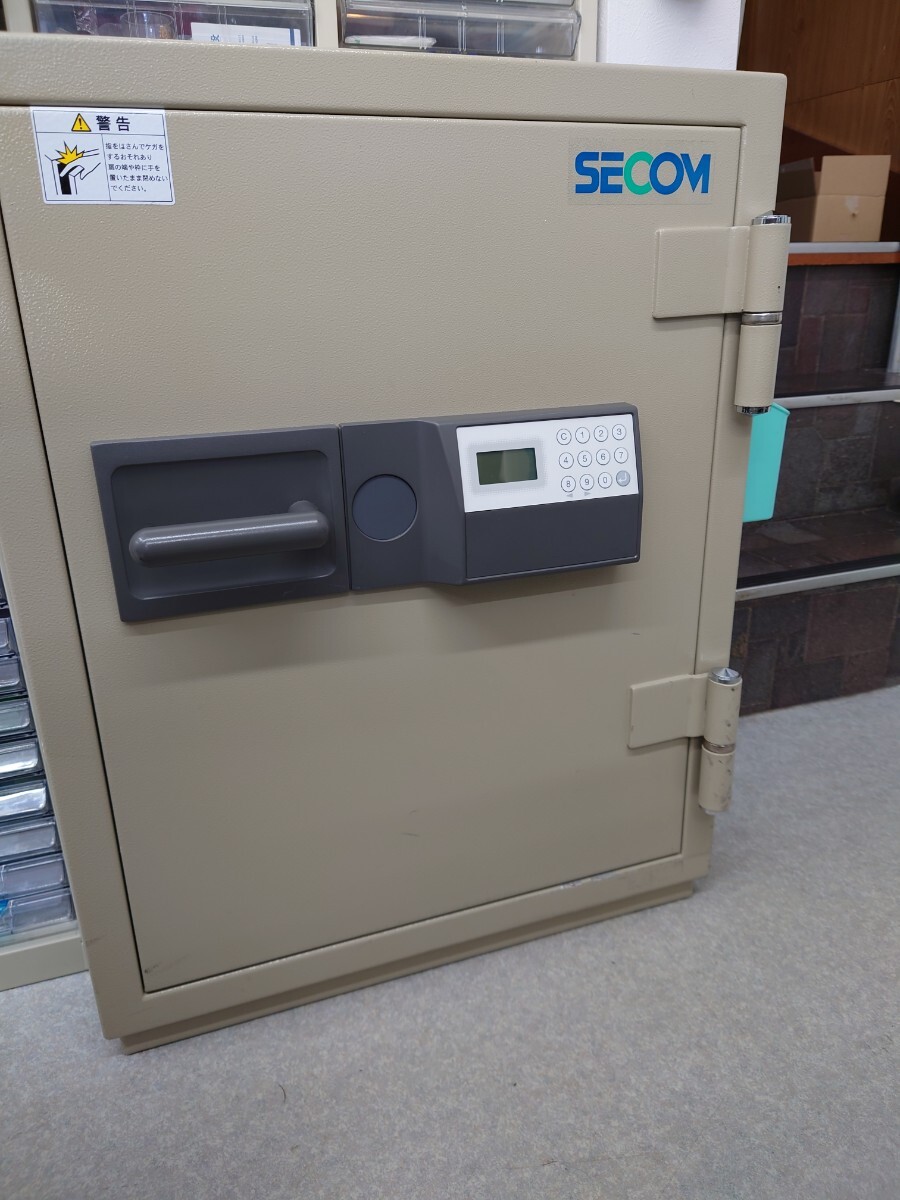 中古 SECOM 金庫 ホームピタゴラス 50 テンキータイプ セコム 耐火金庫 セキュリティ 防犯拍卖