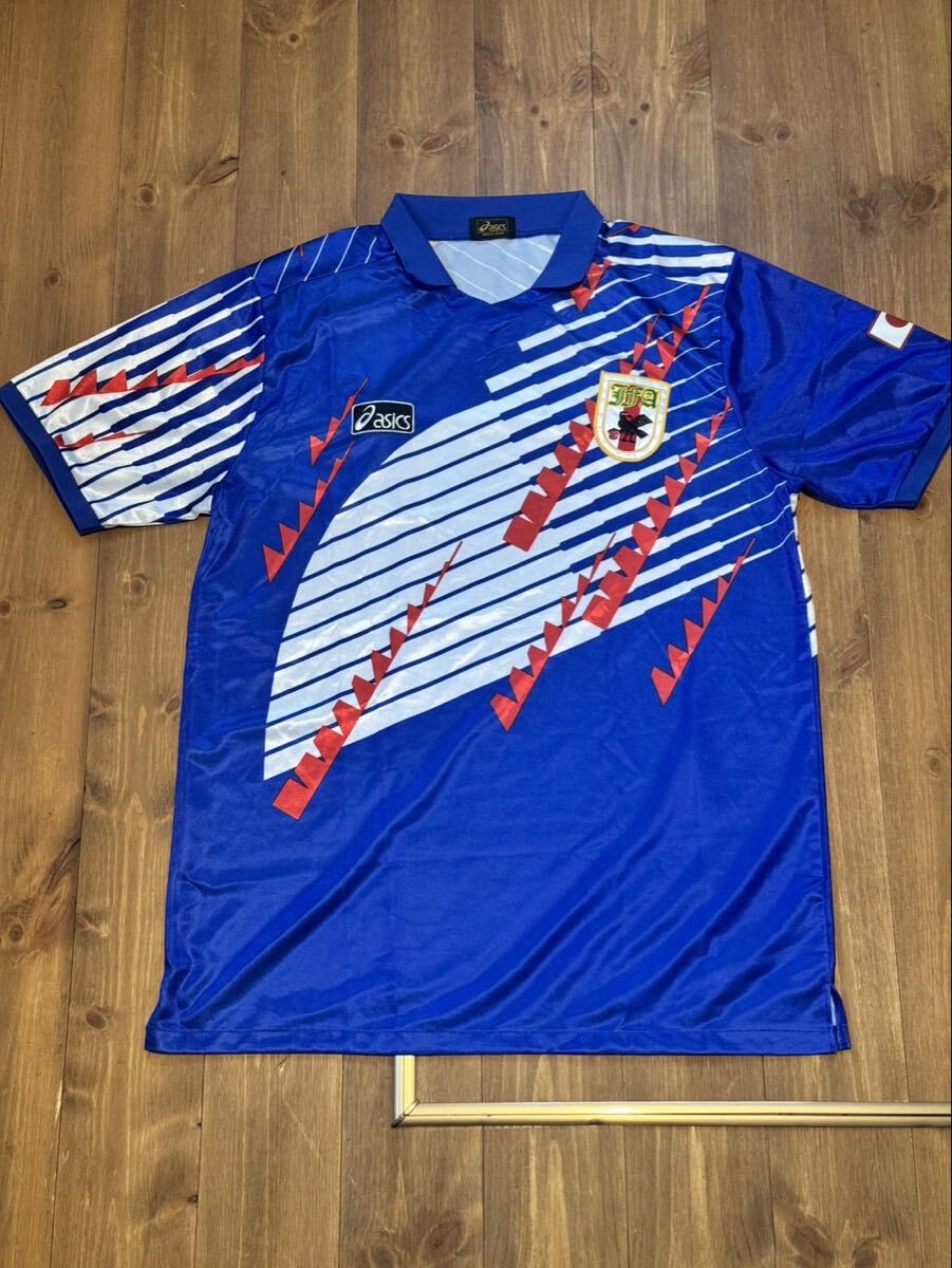 美品!サッカー日本代表1994ユニフォーム ドーハの悲劇 アシックス asics 三浦知良 ラモス瑠偉 武田修宏 北沢豪 井原正巳拍卖