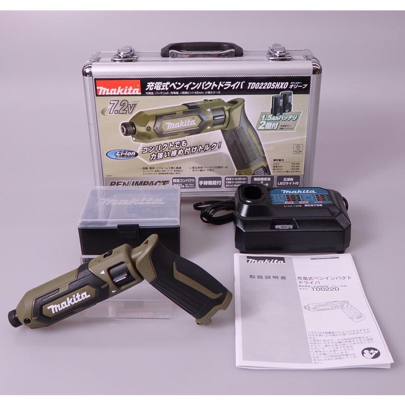 【美品】makita マキタ/充電式ペンインパクトドライバ/TD022D/76拍卖