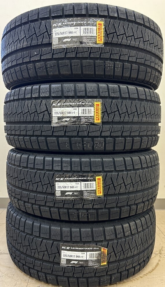 送料別 225/50R17 94H r-f ランフラット 2022年 未使用スタッドレス×4本 ICE ASIMMETRICO+ (WP027)225/50/17 225-50-17拍卖