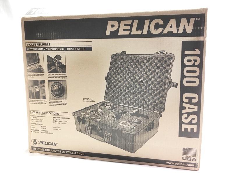 ペリカン PELICAN 1600ケース ウレタンなし ※補足欄参照 同梱不可 1円スタート★M拍卖