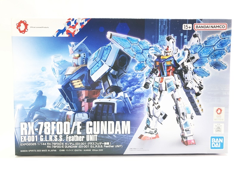 EXPO 2025 RX-78F00/E ガンダム(EX-001 グラスフェザー装備) ガンプラ プラモデル 同梱OK 1円スタート★M拍卖