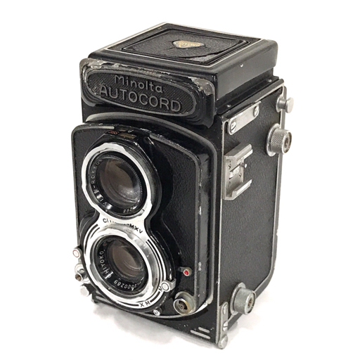 Minolta AUTOCORD RG型 ROKKOR f=75mm 1:3.5 二眼レフ フィルムカメラ ミノルタ 光学機器拍卖