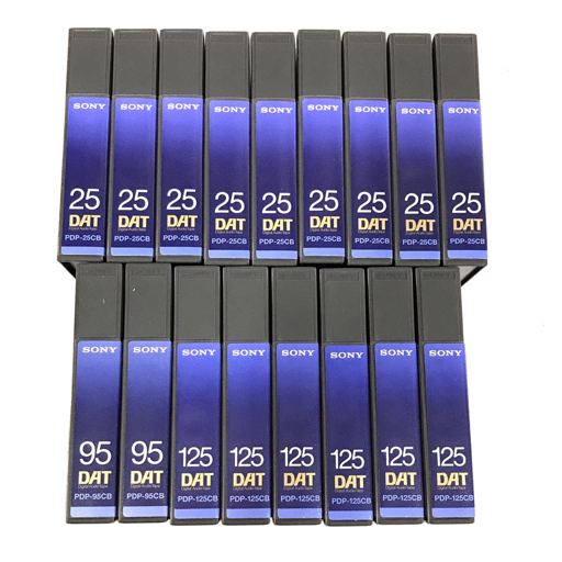 1円 SONY PDP-95CB PDP-125CB PDP-25CB Pro DAT Plus ソニー DATテープ 記録メディア 記録媒体 17点 セット拍卖