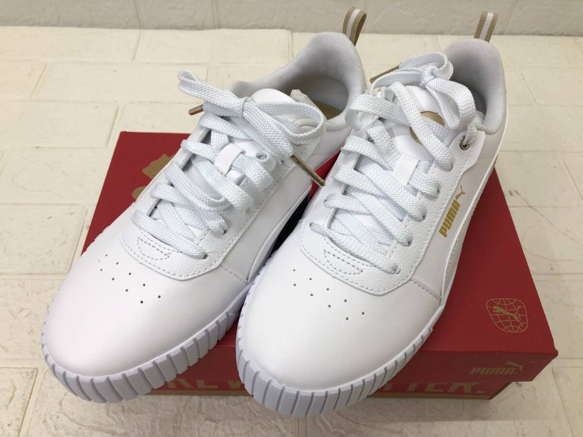CY)PUMA プーマ レディースシューズ キャリーナ 2.0 メタリック 24.5cm拍卖