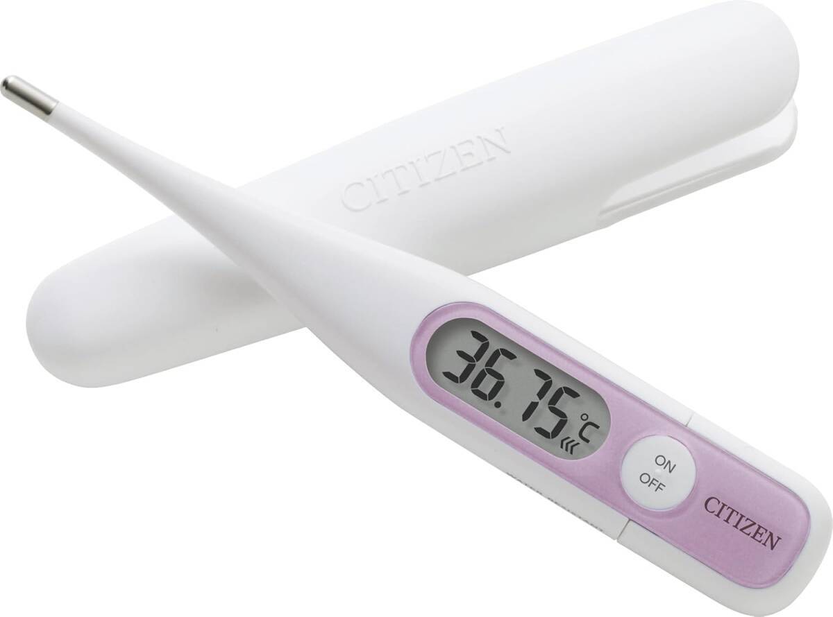 CITIZEN(シチズン) 婦人体温計 CTEB503L-E 口中専用 基礎体温 30秒 予測式 暗い部屋でも見える バックライト付き/4562191602983拍卖